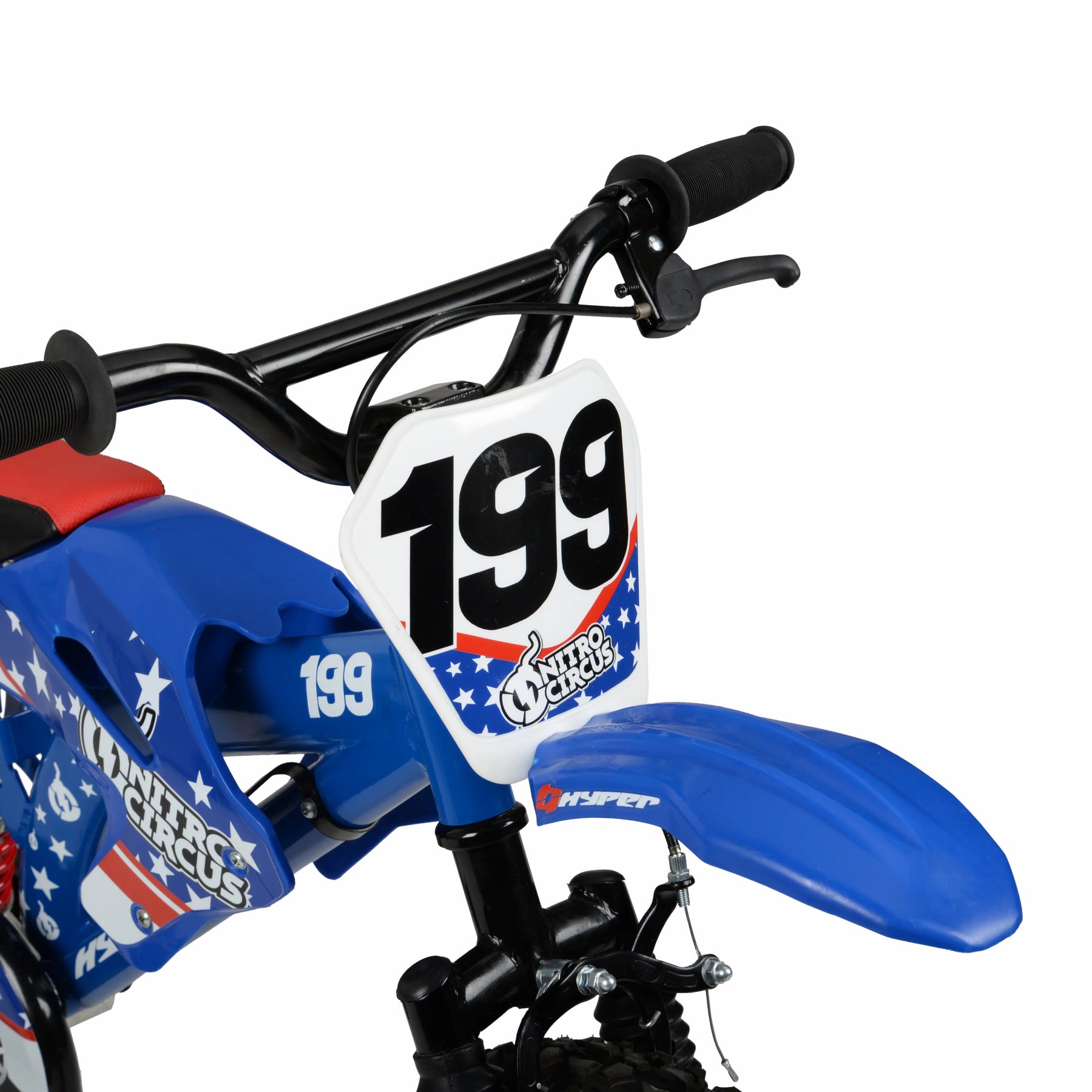 16" Hyper Bicycles Nitro Circus Motobike, Blue, Unisex, Child, Kids Age 4 - 8 Years