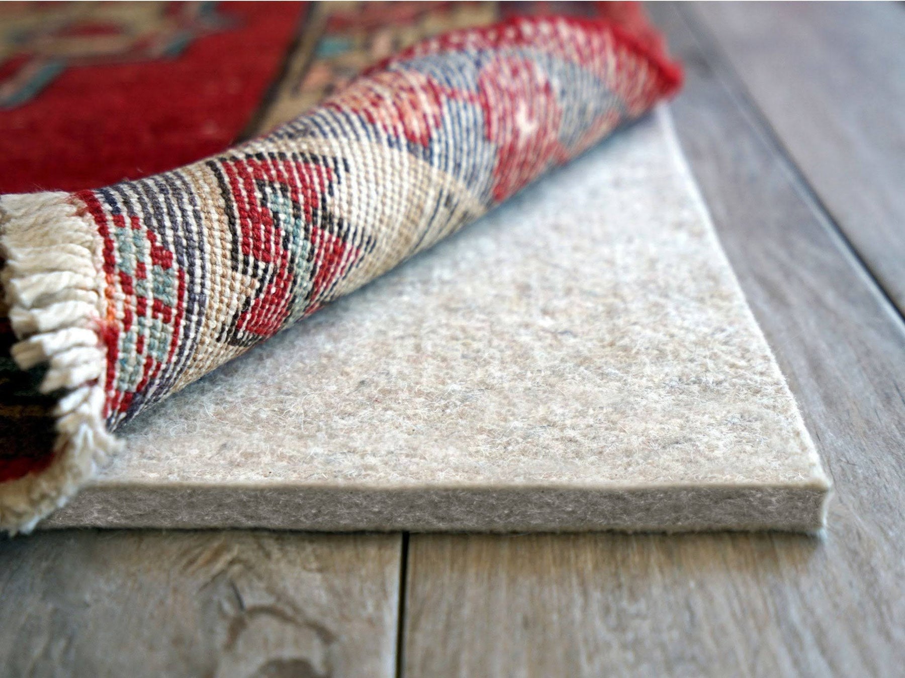 Rug Pads for Hardwood Floors - Eco Plush 1/2" 3'x12' - Free Custom Cut
