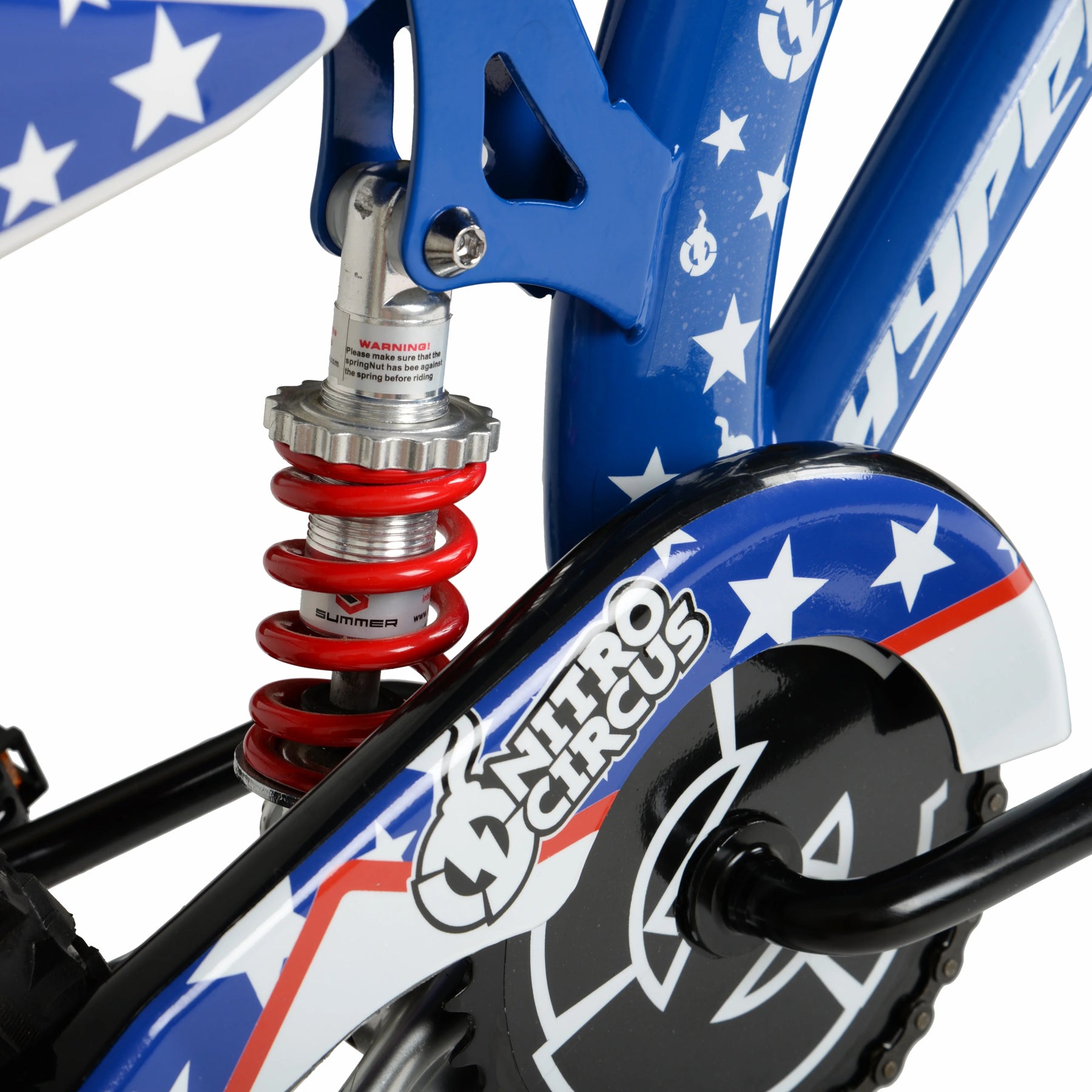 16" Hyper Bicycles Nitro Circus Motobike, Blue, Unisex, Child, Kids Age 4 - 8 Years